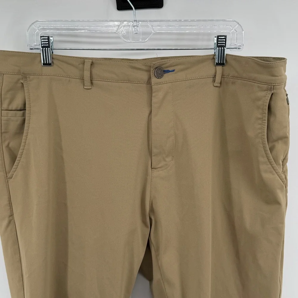 TWILLORY‎ Performance Fabric Tailored Fit Khaki Mens Dress Pants 38x30